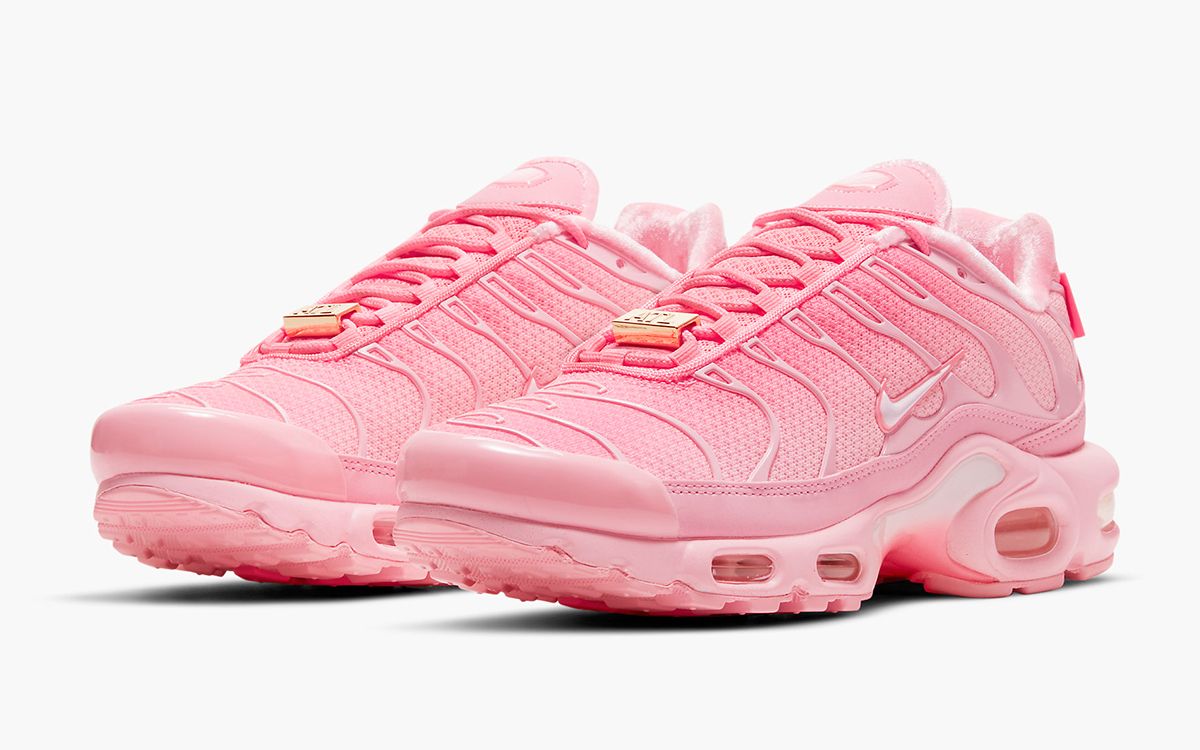 Nike Air Max Plus Women’s “Atlanta — City Special” — Pink / Pink / Metallic Gold · 2021 edition