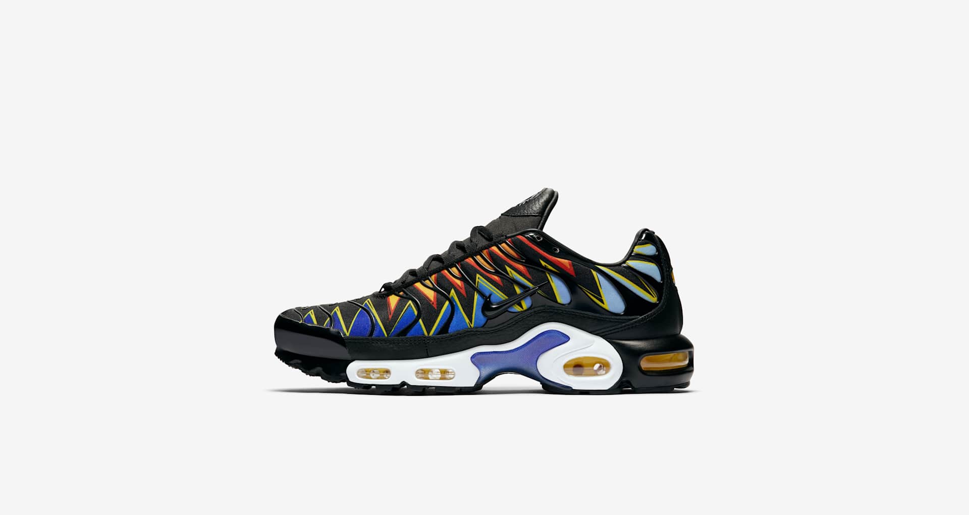 Nike Air Max Plus “La Requin” — Hyper Blue / Black / Total Orange · 2018 edition