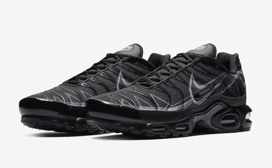 Nike Air Max Plus “La Requin Black” — Black / Black · 2019 edition