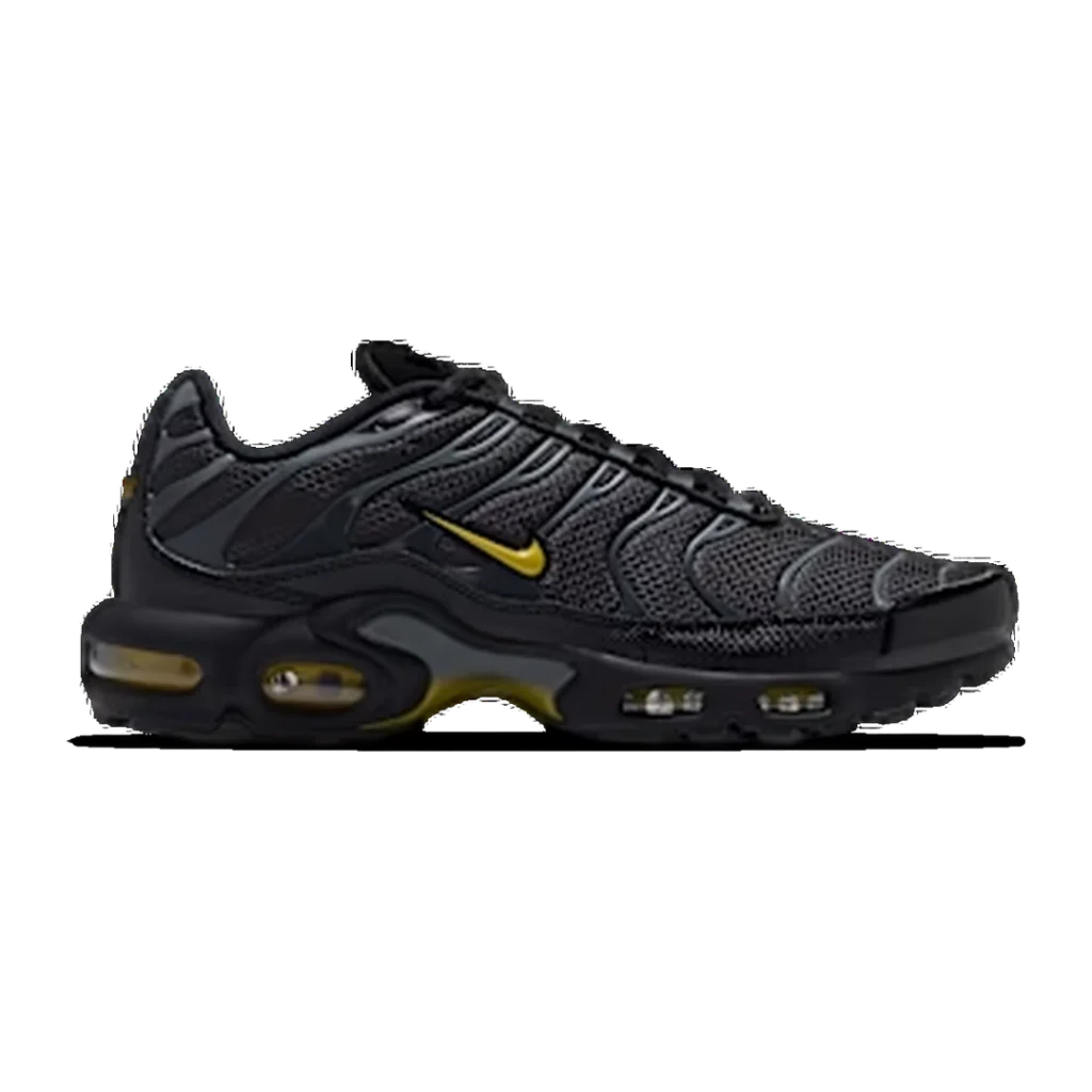Nike Air Max Plus Batman — Dark Smoke Grey / Black / Cool Grey / Chrome Yellow