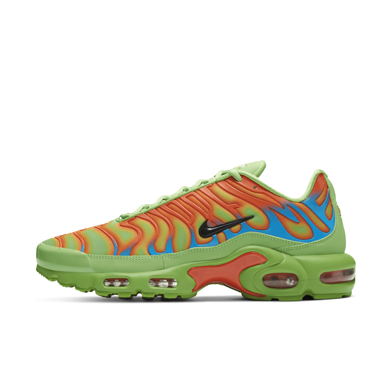 Nike Air Max Plus x Supreme Mean Green (2020) — Mean Green / Black / Blue Hero · Supreme Mean Green (2020)